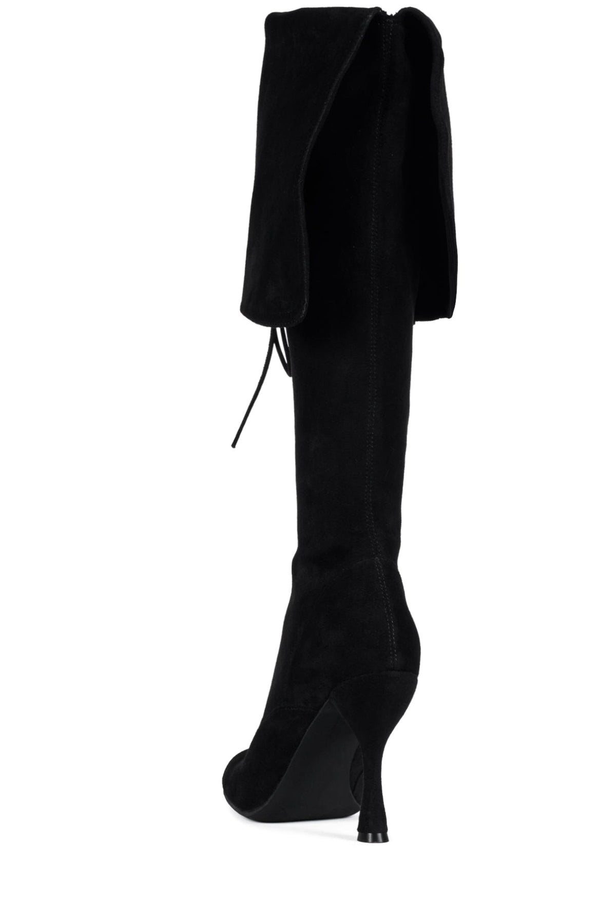 FULL-OUT Heeled Boot - Black Suede |Jeffrey Campbell