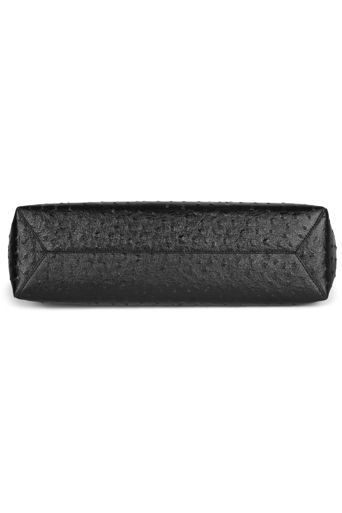 TOOLBOX Clutch - Black Ostrich |Jeffrey Campbell