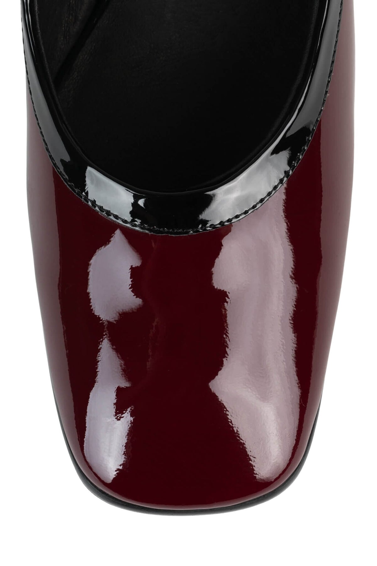 PETTIGREW Heeled Mary Jane - Wine Patent Black Patent |Jeffrey Campbell