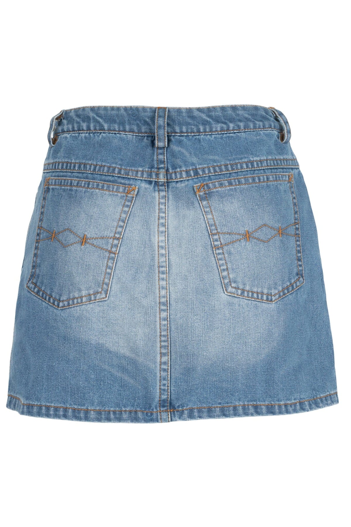 HEY-NOW SKIRT - Blue Washed Denim |Jeffrey Campbell