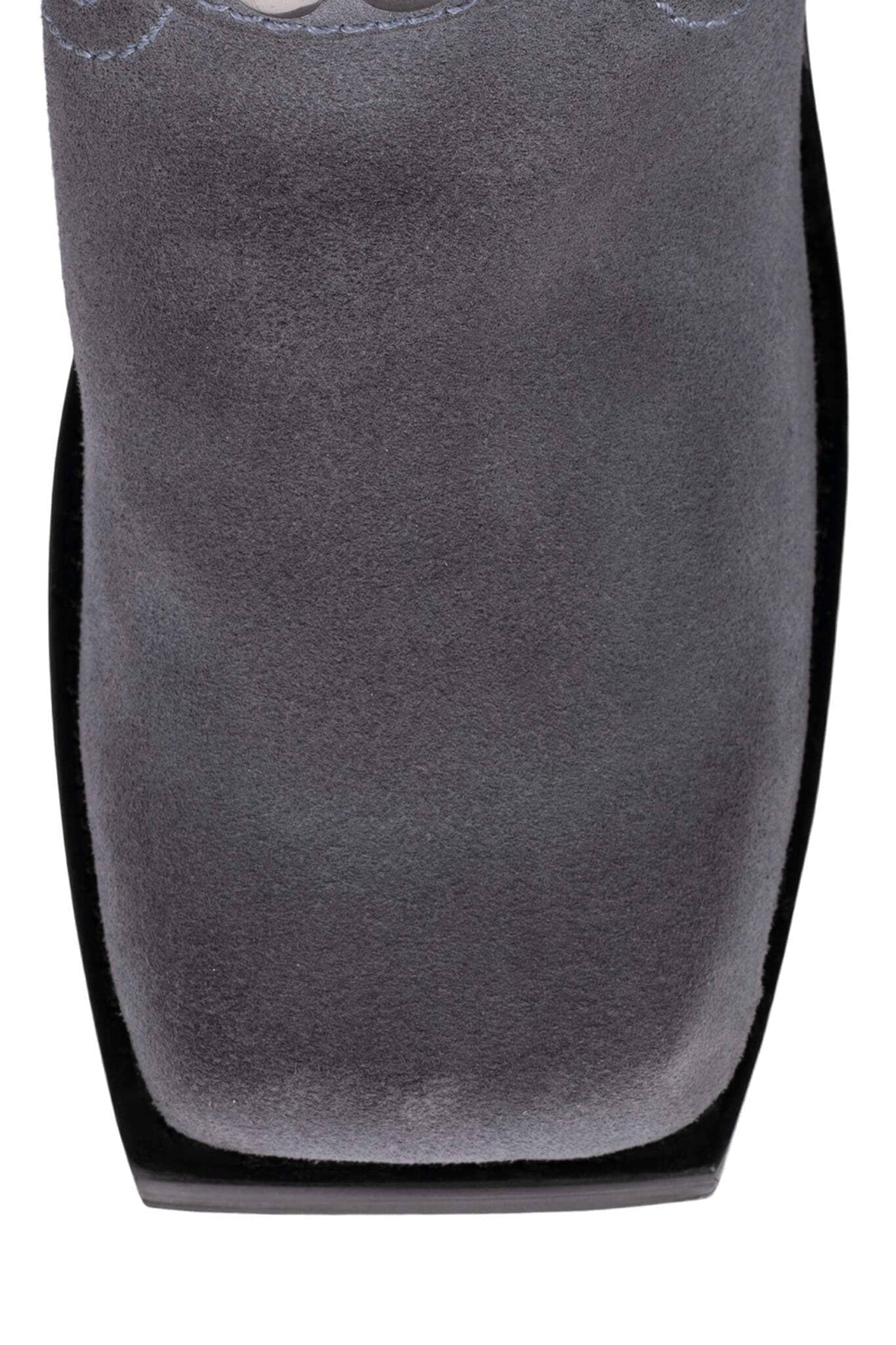 JUVENILE-S Western Boot - Dusty Blue Suede Silver |Jeffrey Campbell