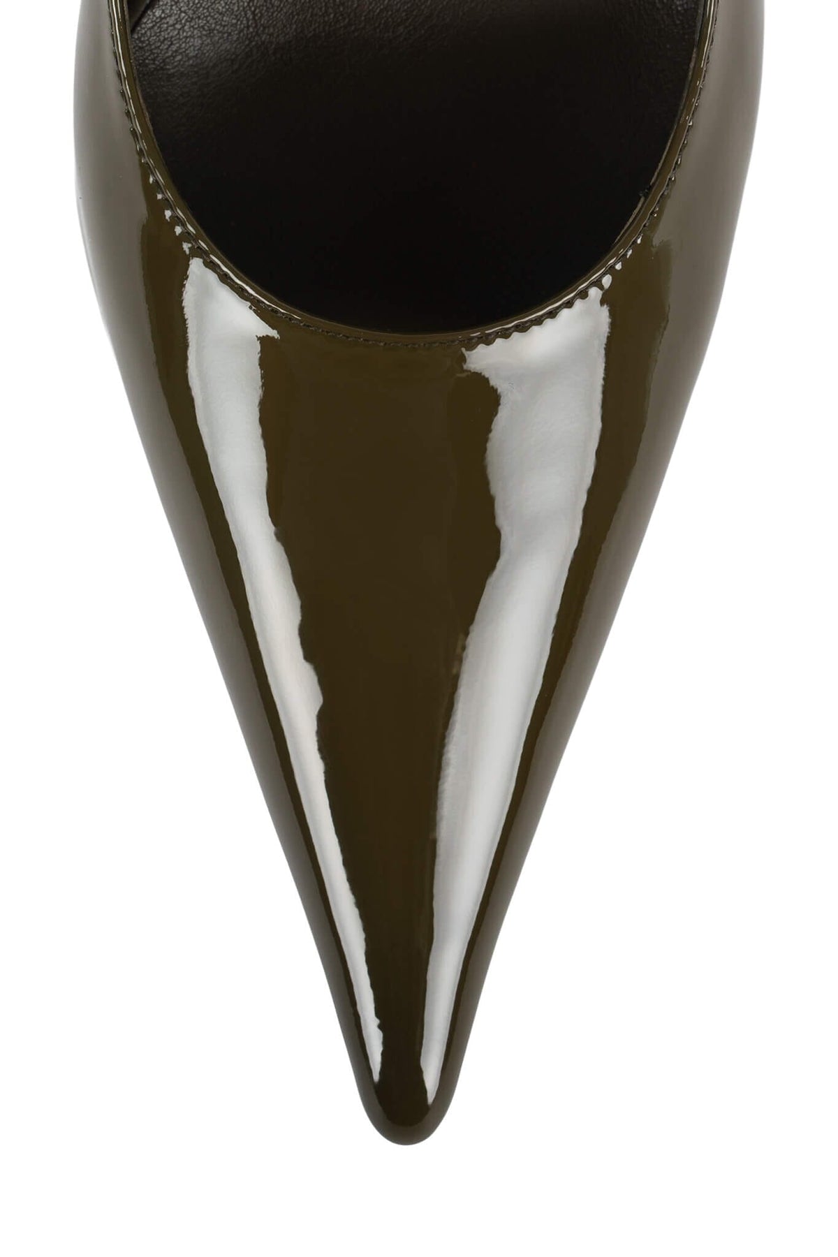 FREAK-OUT Sculpted Heel - Khaki Patent |Jeffrey Campbell