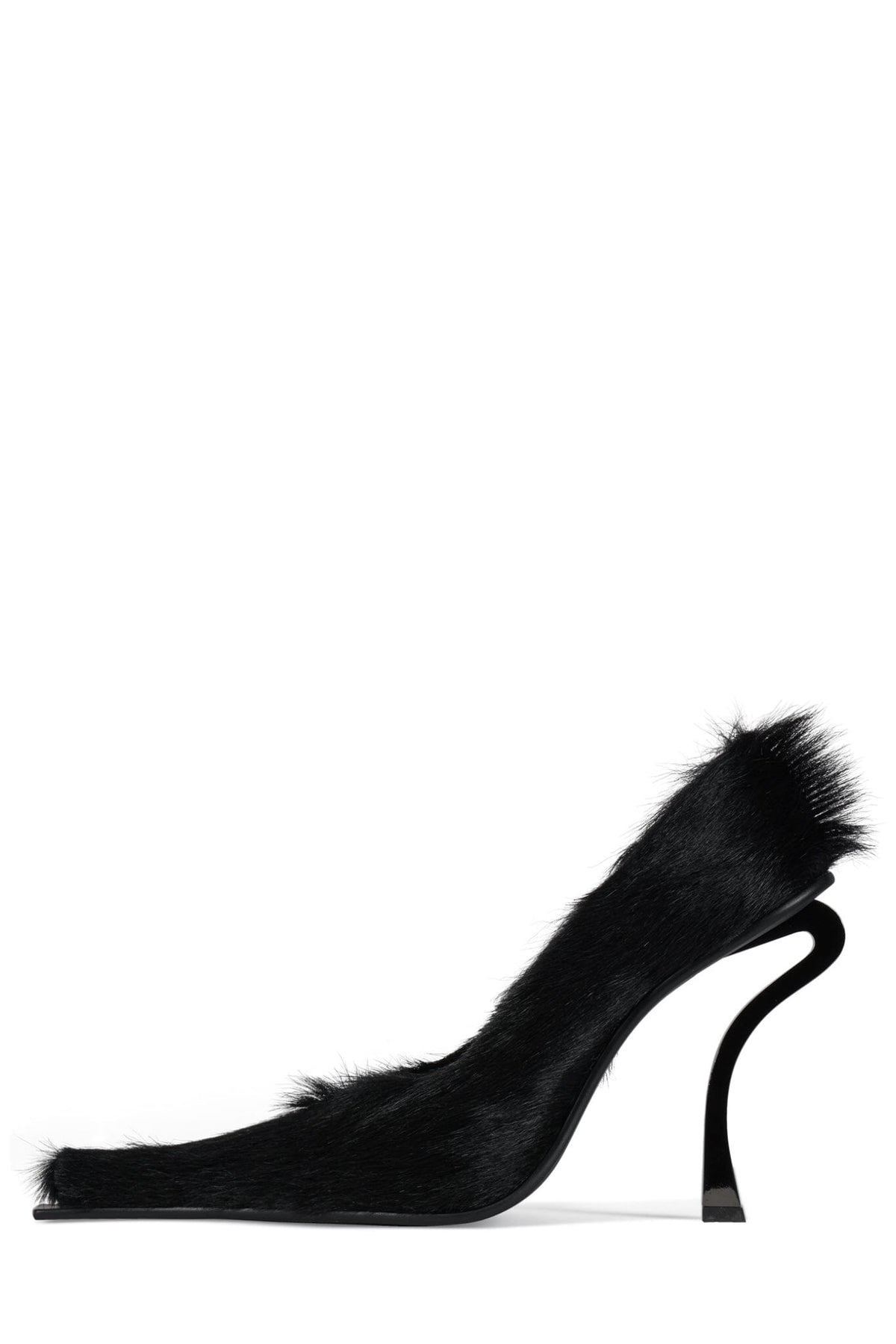 CENTAURI-F High-Heel Pump - Wine Long Hair |Jeffrey Campbell