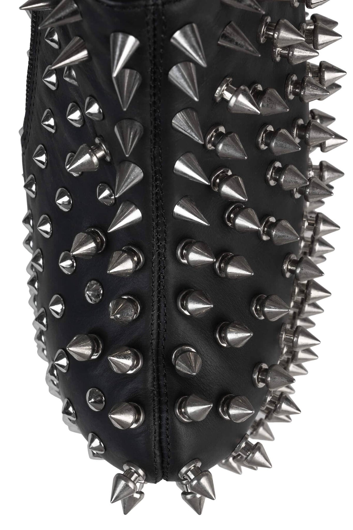 SHADOW-SPK Platform Wedge Boot - Black Silver |Jeffrey Campbell