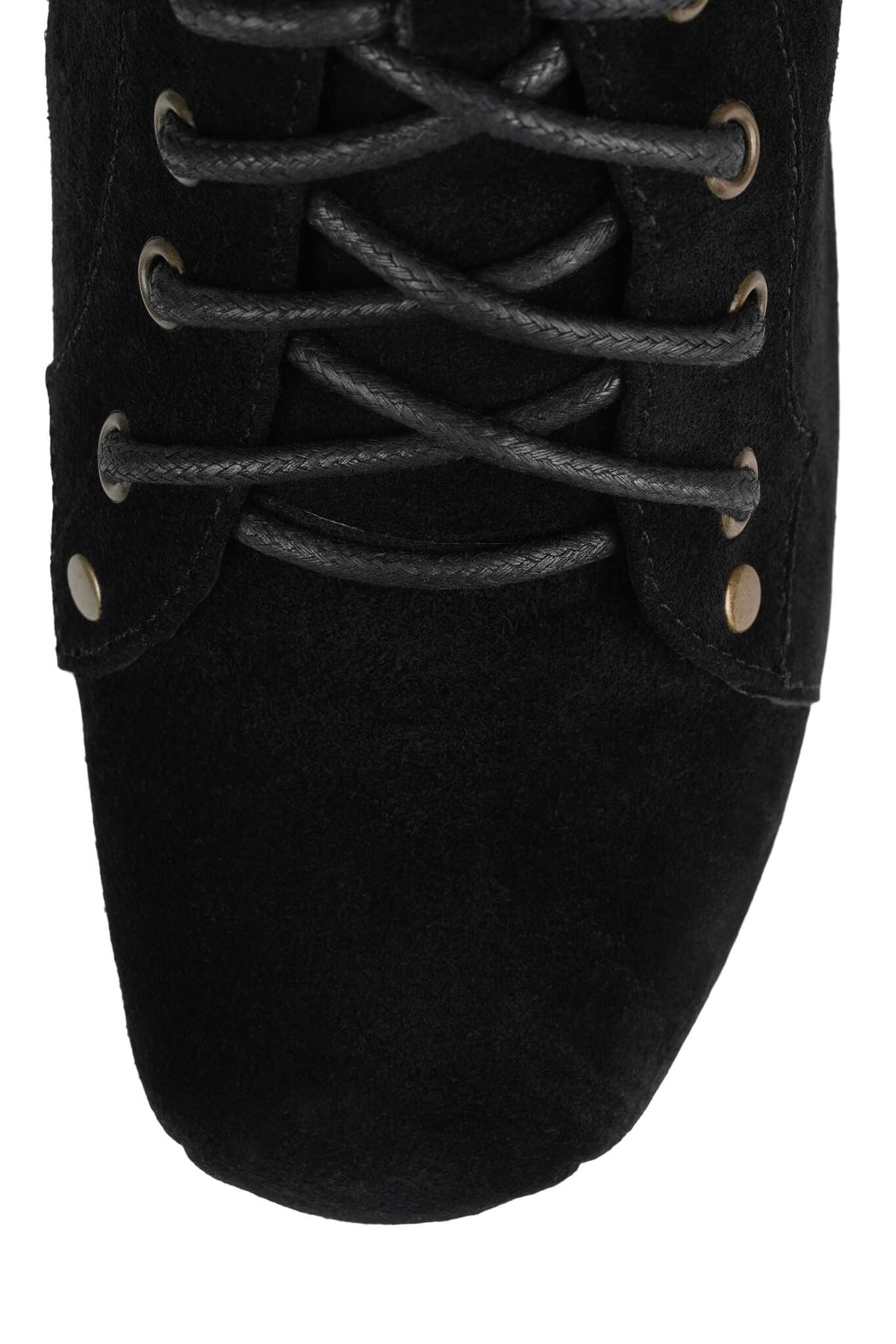NIGHTLITA Wedge Platform Boot - Black Suede |Jeffrey Campbell