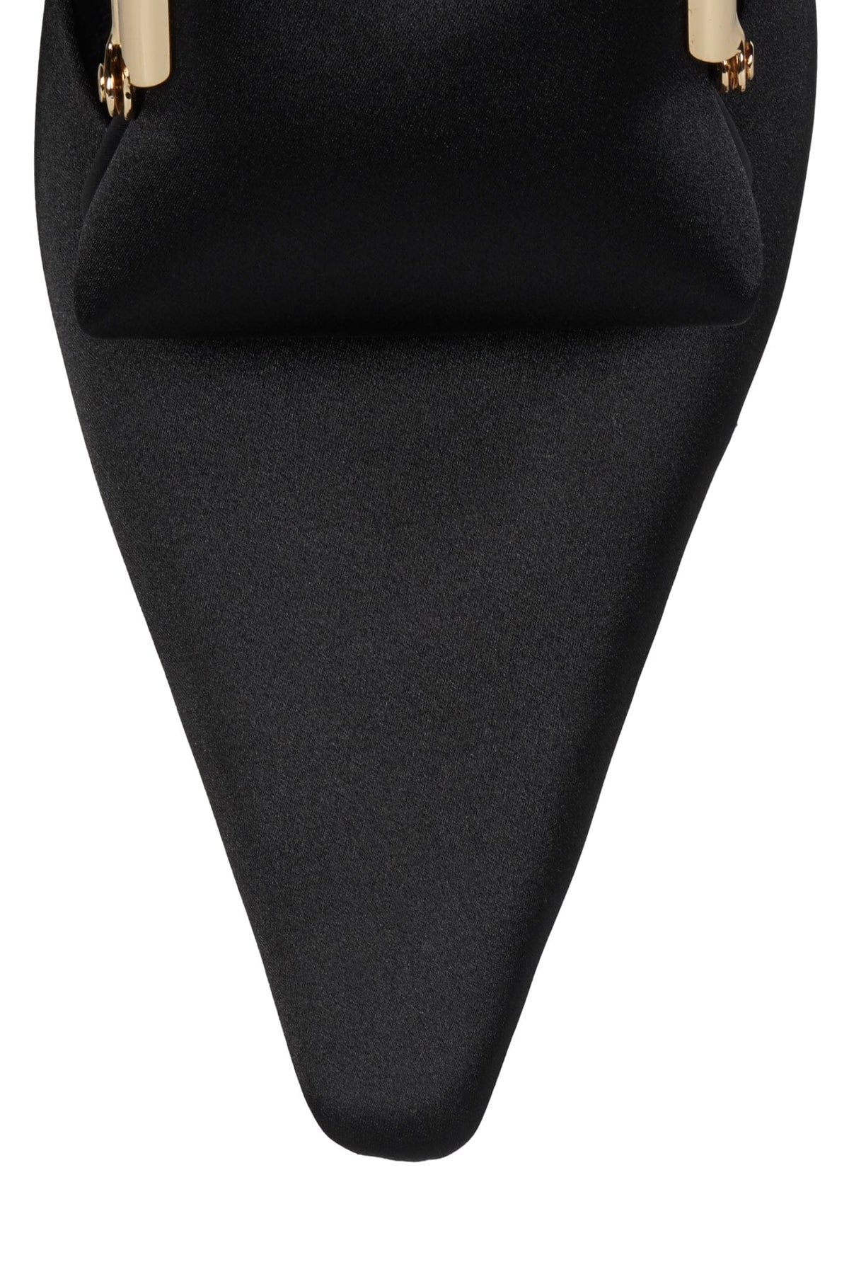 PAY-ME Slingback Wedge - Black Satin Combo |Jeffrey Campbell