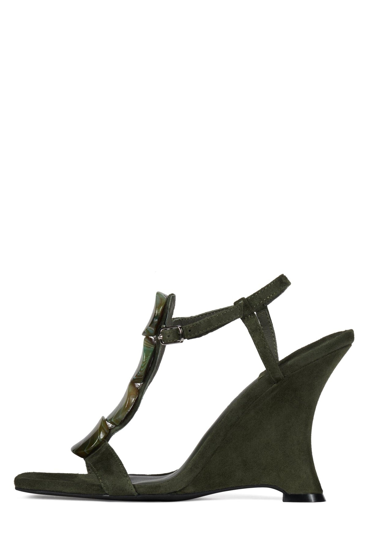 PALMA Wedge Sandal - Espresso Suede |Jeffrey Campbell