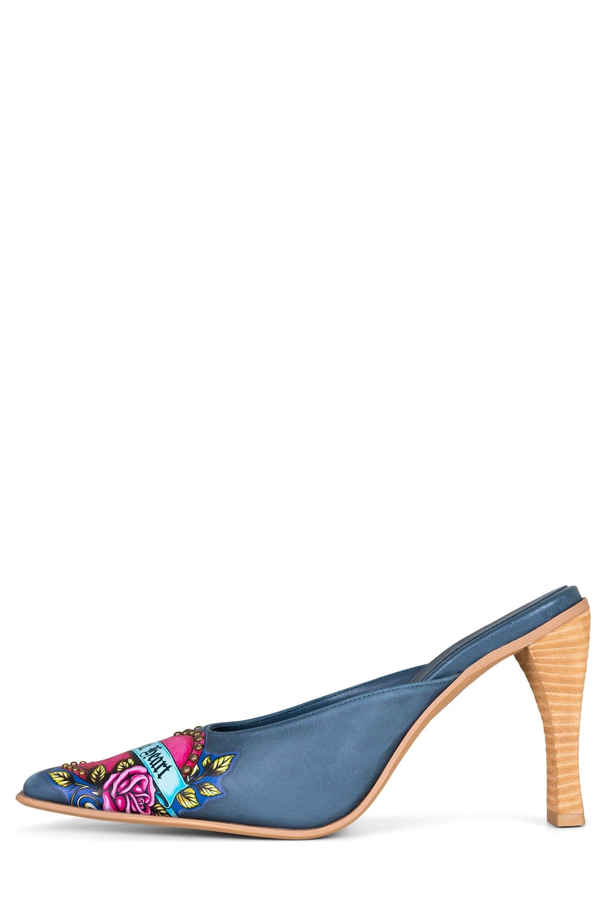 SLEUTH Heeled Mule - Banana Wild Combo |Jeffrey Campbell