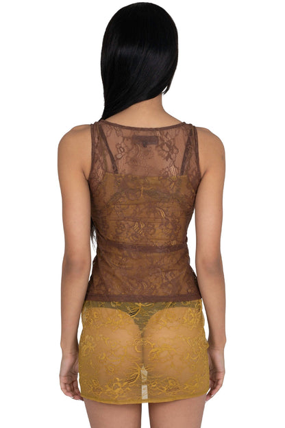 MELODIOUS TOP - Brown |Jeffrey Campbell