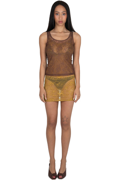 MELODIOUS TOP - Brown |Jeffrey Campbell