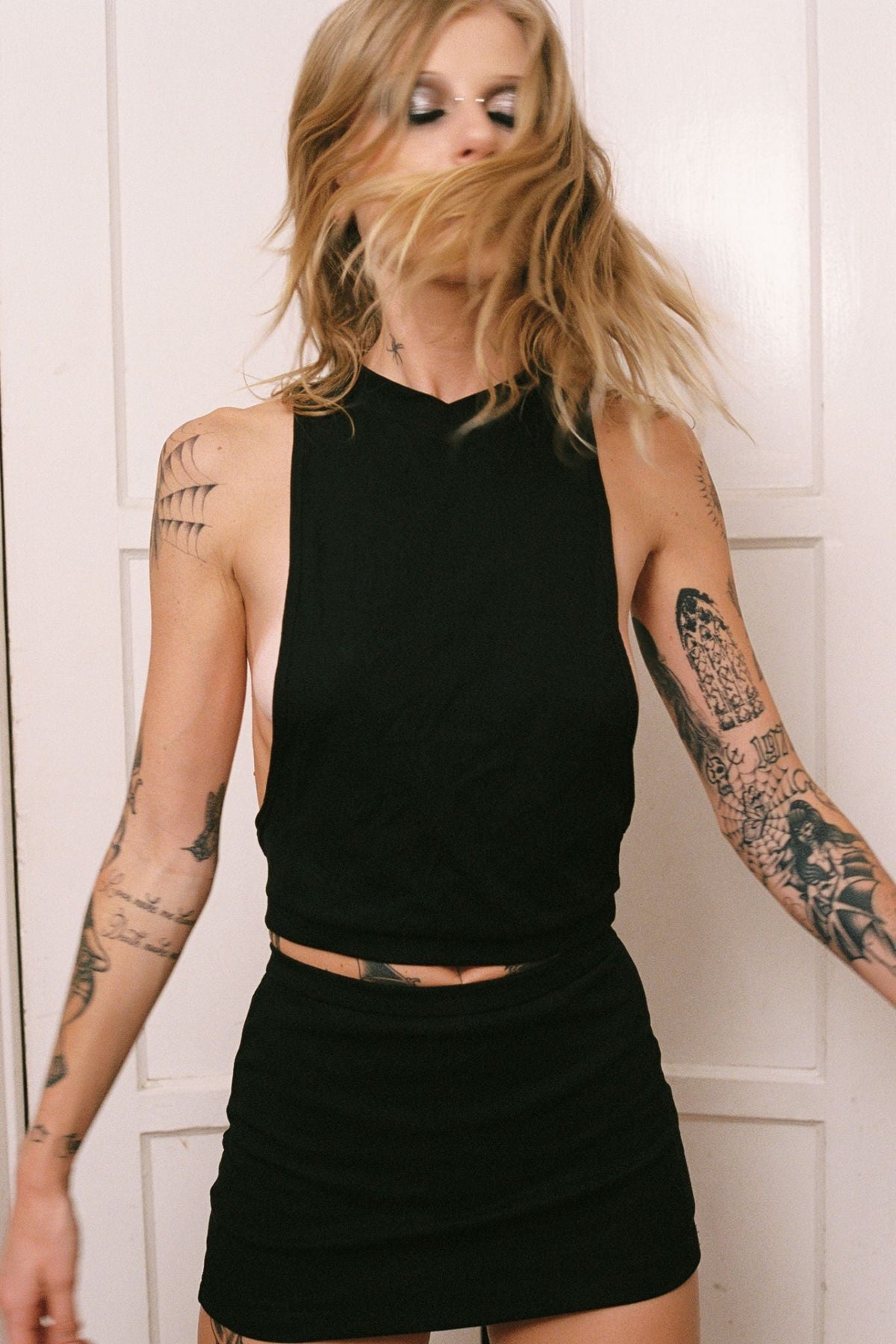SOLUTION TOP - Black |Jeffrey Campbell