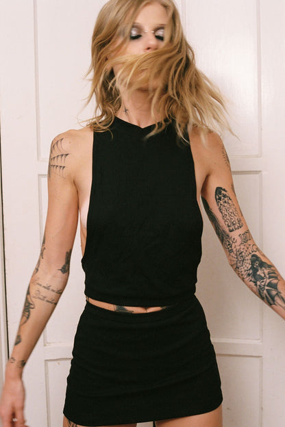 SOLUTION TOP - Black |Jeffrey Campbell