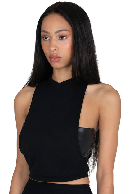 SOLUTION TOP - Black |Jeffrey Campbell