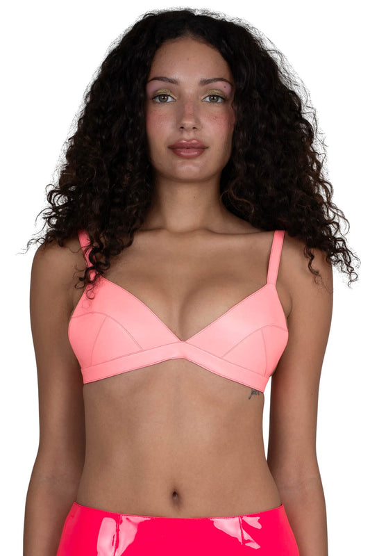 KOMIKO TOP Bra Top - Pink Neon |Jeffrey Campbell