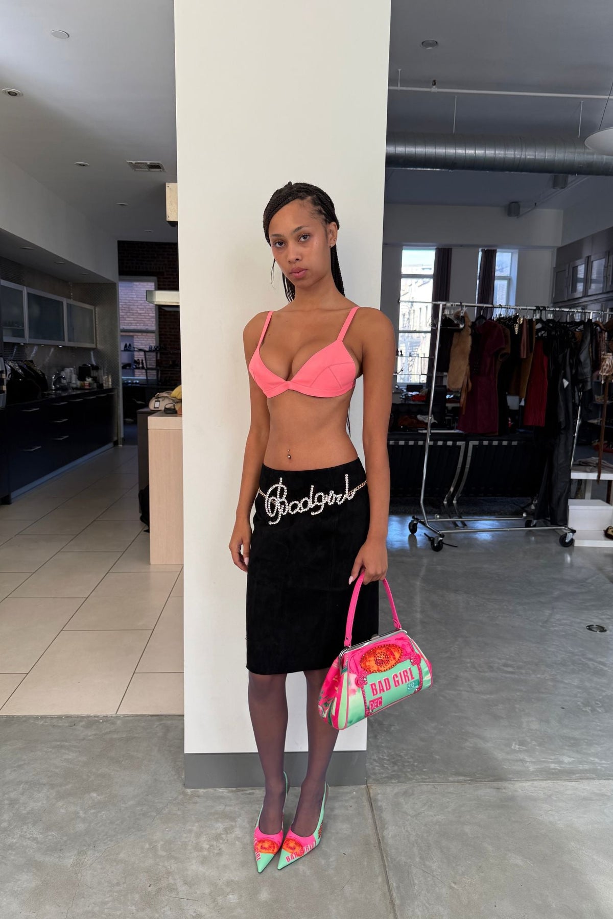 KOMIKO TOP Bra Top - Pink Neon |Jeffrey Campbell