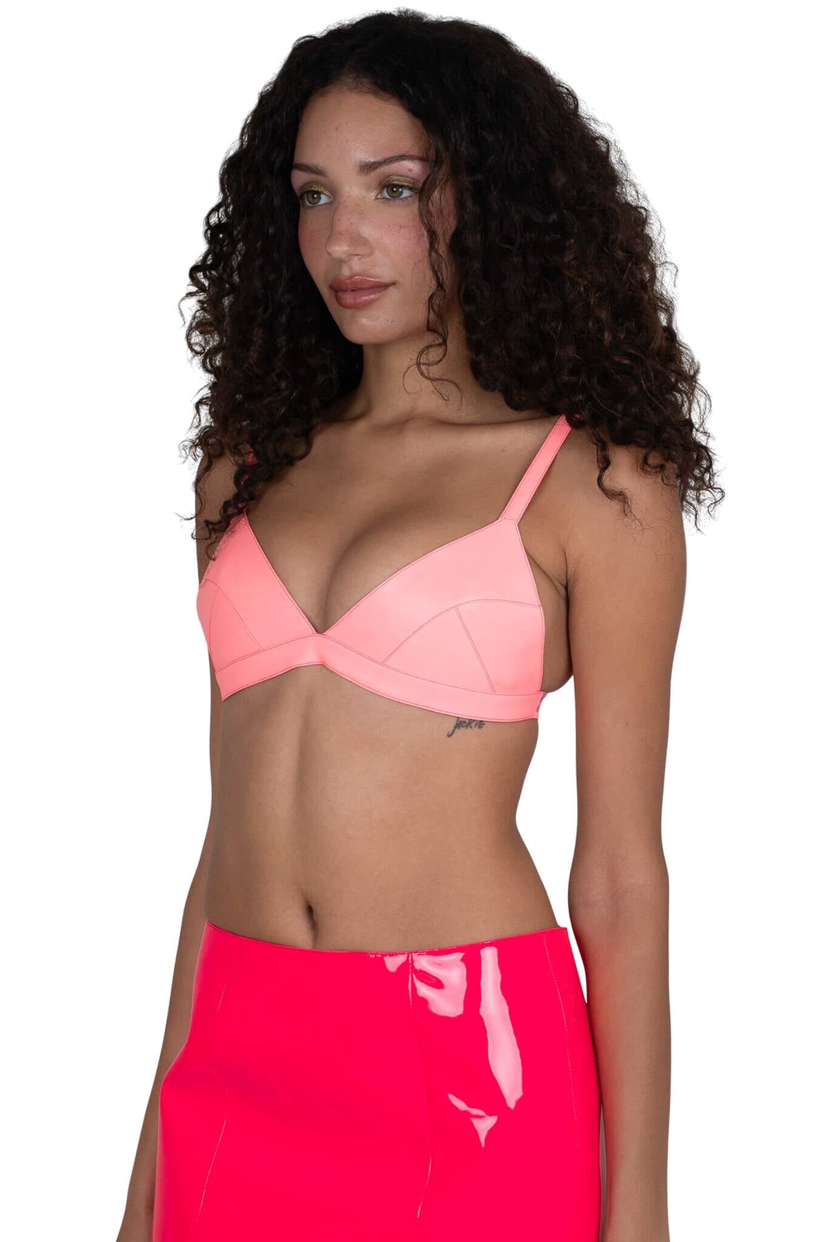 KOMIKO TOP Bra Top - Pink Neon |Jeffrey Campbell