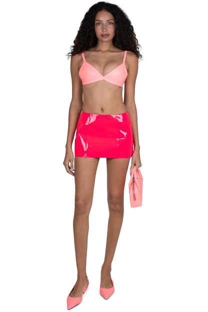 KOMIKO TOP Bra Top - Pink Neon |Jeffrey Campbell