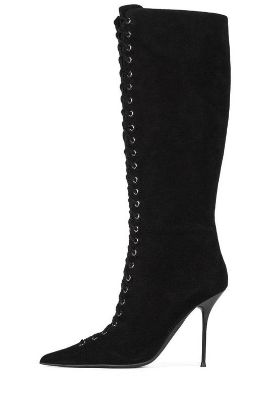 TAUNTING - Black Suede |Jeffrey Campbell