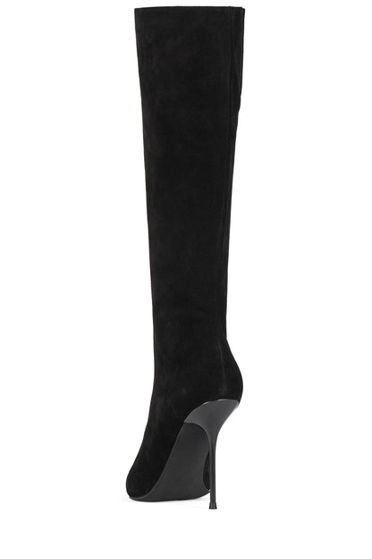 TAUNTING - Black Suede |Jeffrey Campbell