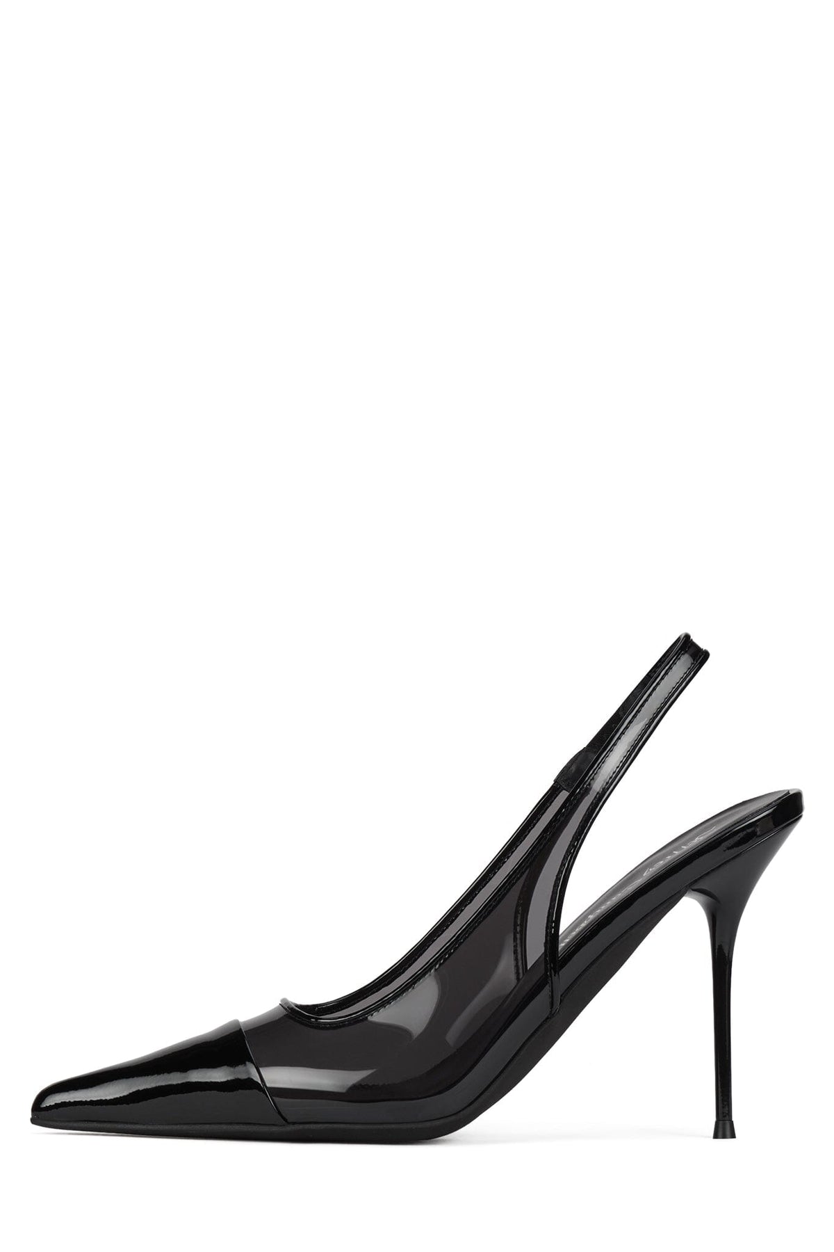 PUCKER-V - Black Patent Combo |Jeffrey Campbell