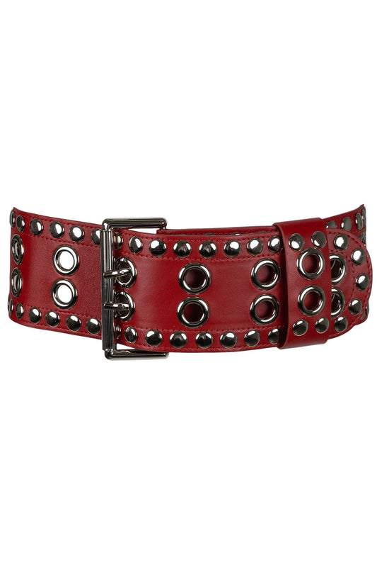 J-JETT Belt - Red Silver |Jeffrey Campbell