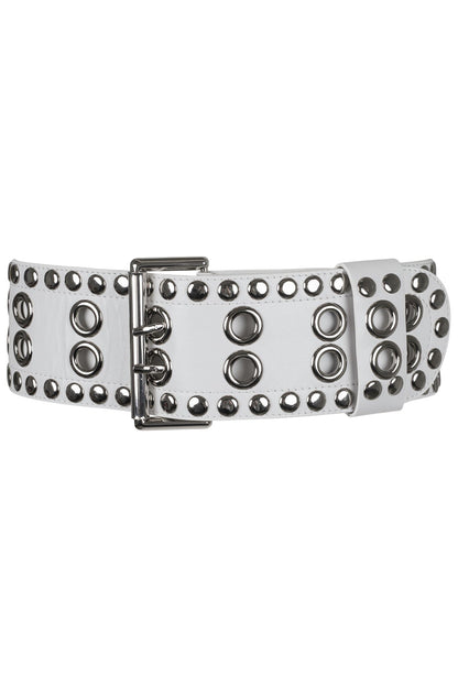 J-JETT Belt - Red Silver |Jeffrey Campbell