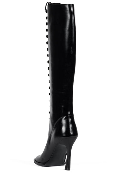 FANNING Heeled Knee-High Boot - Black |Jeffrey Campbell