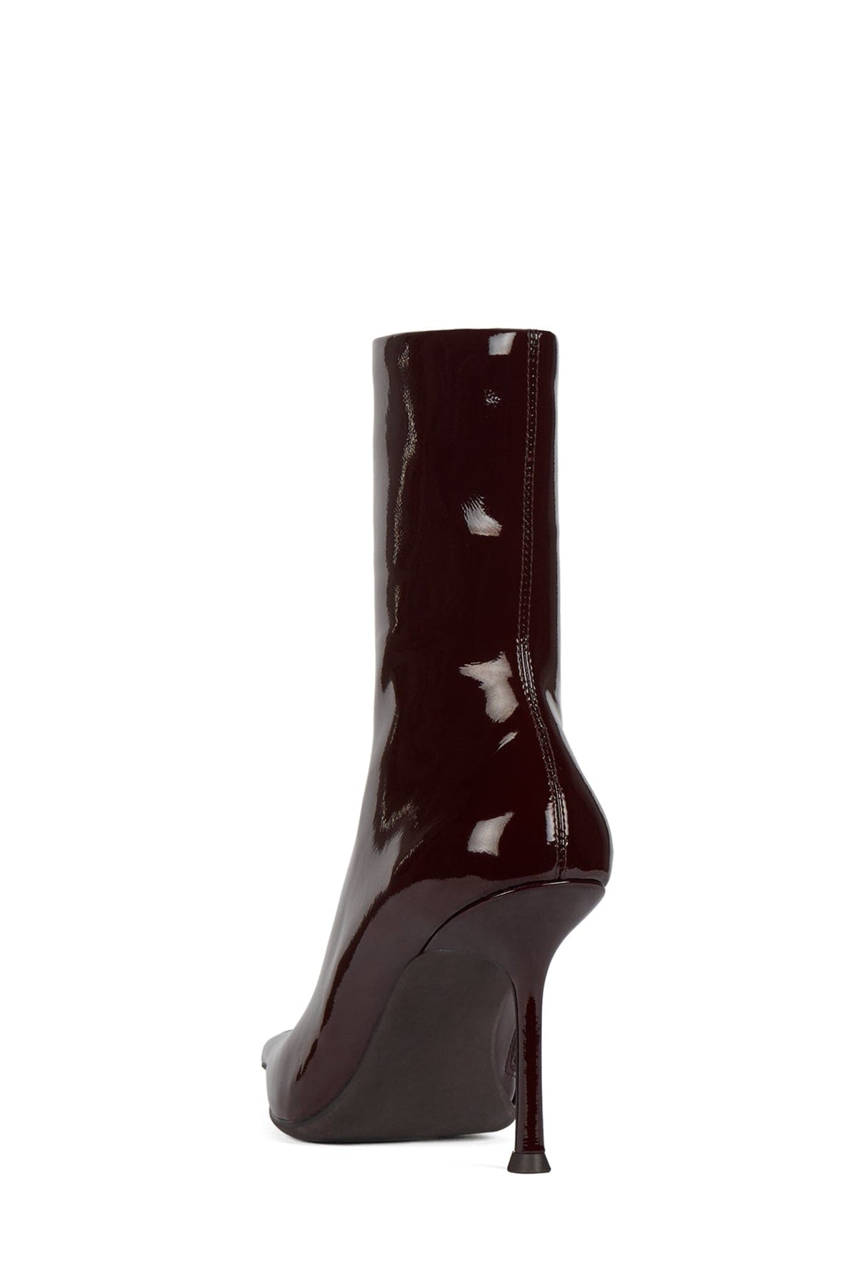 DARING-2 Ankle Bootie - Dark Wine Crinkle Patent |Jeffrey Campbell