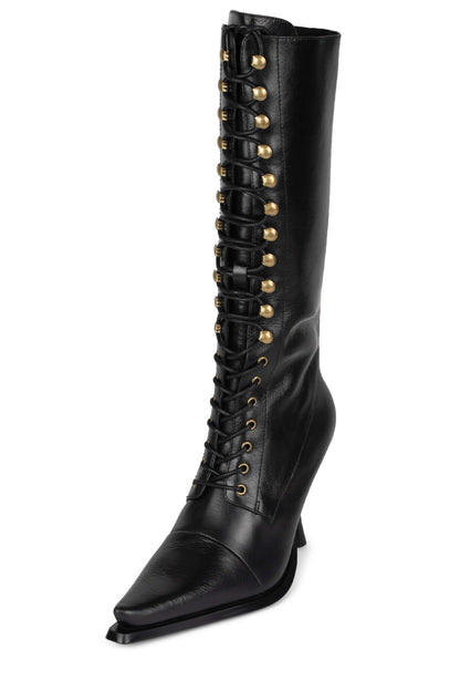 LANI-2 Heeled Boot - Black |Jeffrey Campbell