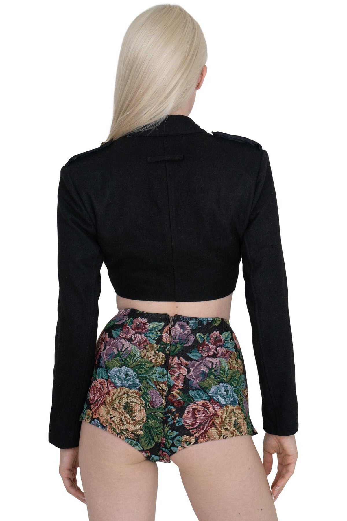 BRIGADIER JACKET - Black Tweed |Jeffrey Campbell