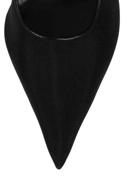 PUCKER-MSH - Black Mesh |Jeffrey Campbell