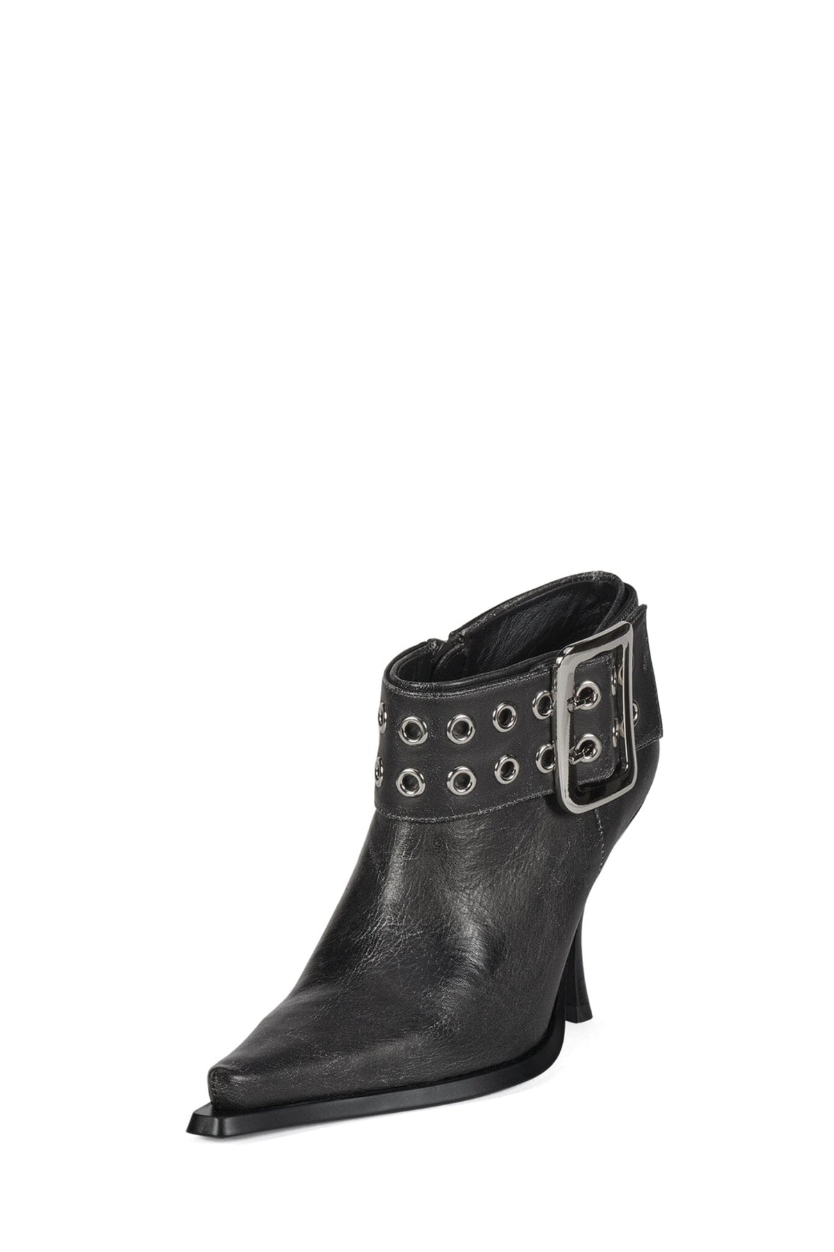 ELITE-C - Black Distressed Silver |Jeffrey Campbell