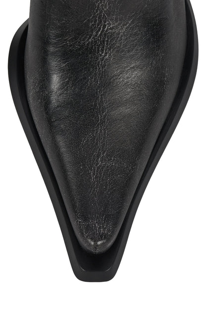 ELITE-C - Black Distressed Silver |Jeffrey Campbell