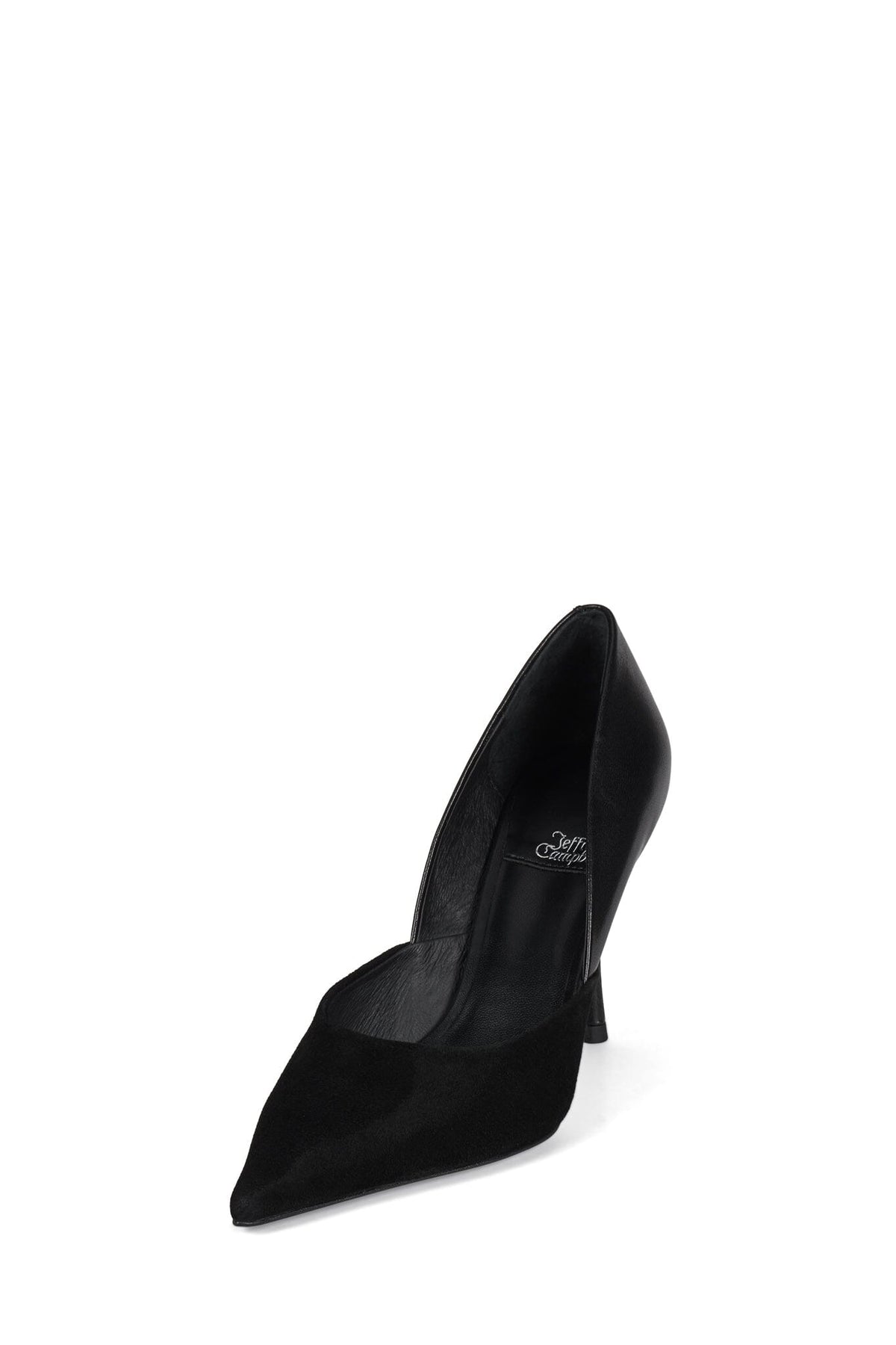 VOLTURI High-Heel - Black Suede Combo |Jeffrey Campbell