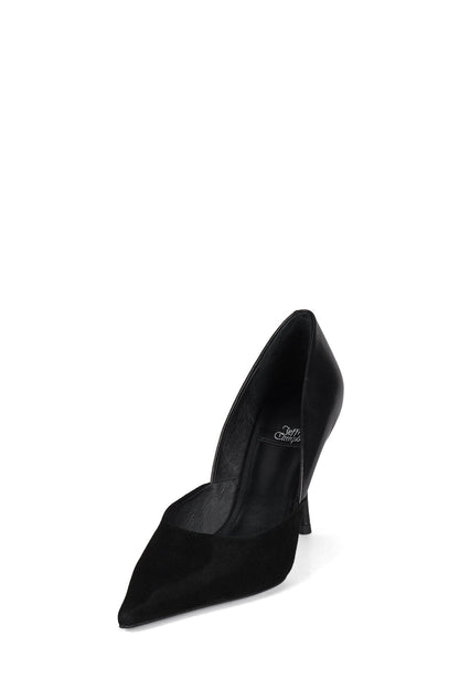 VOLTURI High-Heel - Black Suede Combo |Jeffrey Campbell