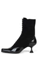 Black Patent Black Suede