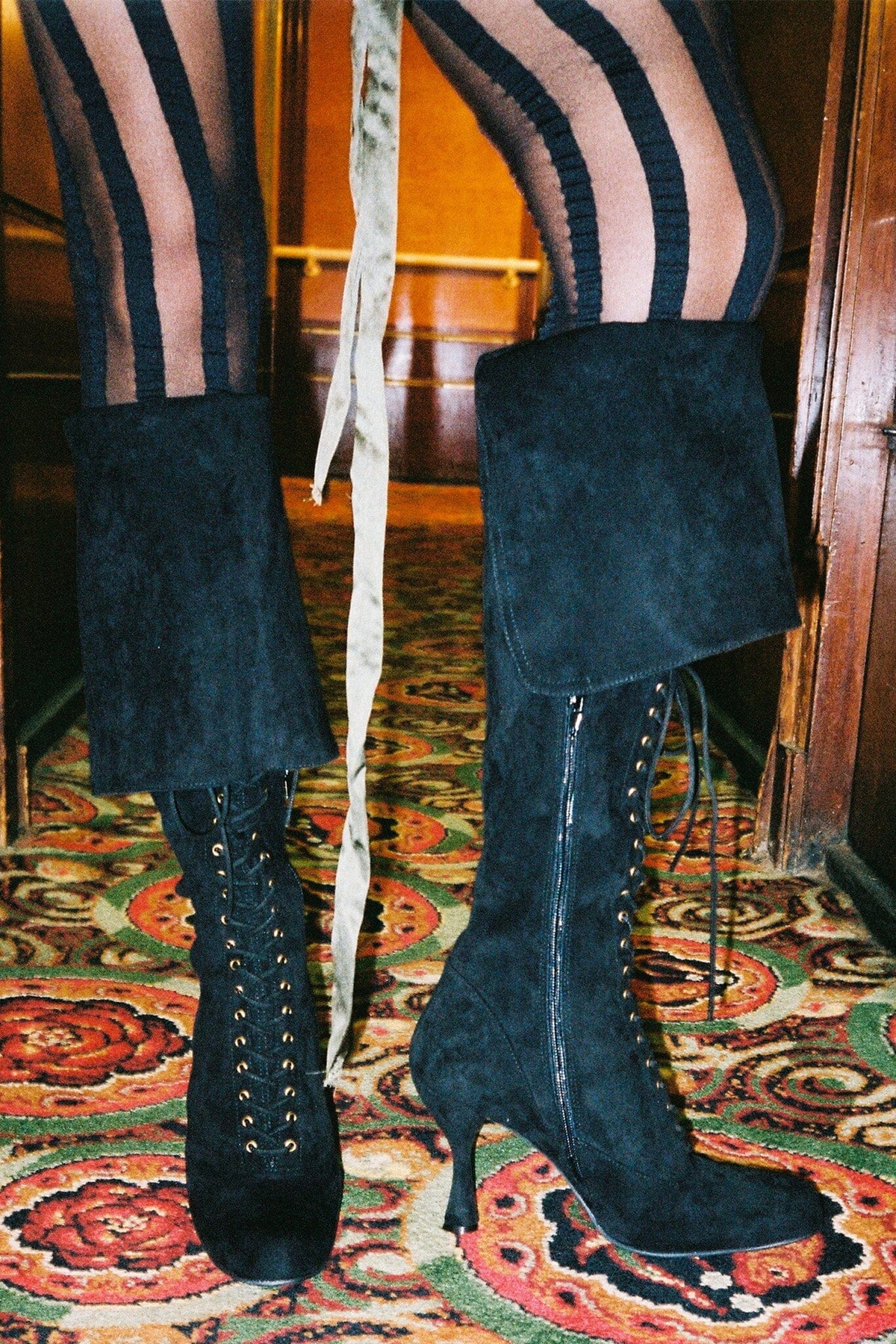 FULL-OUT Heeled Boot - Black Suede |Jeffrey Campbell