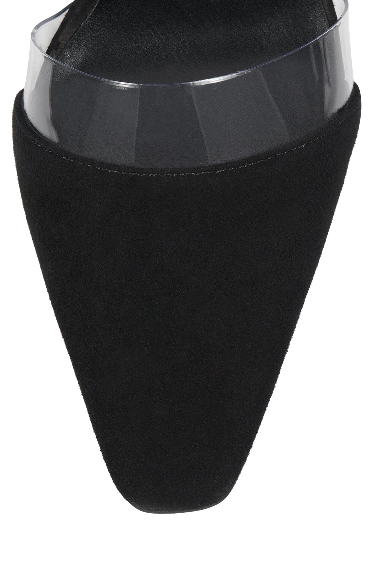 ALLOWANCE - Black Suede Clear |Jeffrey Campbell