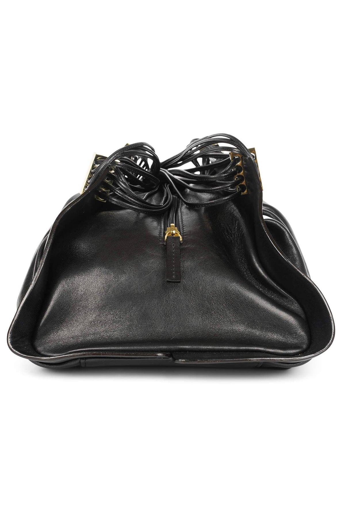 MOTHERSHIP Ruched Handbag - Black |Jeffrey Campbell