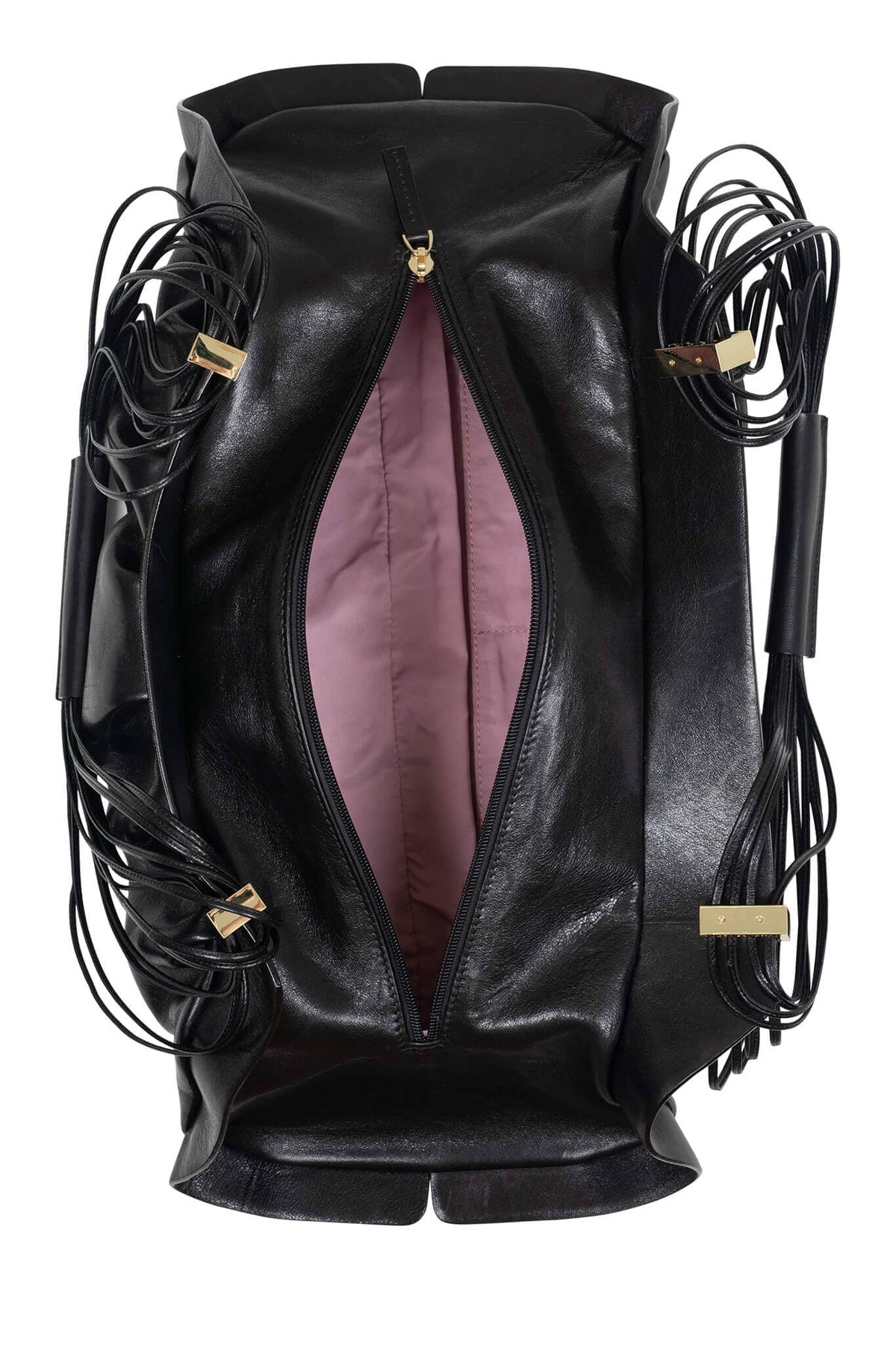 MOTHERSHIP Ruched Handbag - Black |Jeffrey Campbell