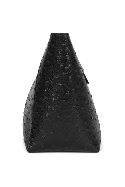 TOOLBOX Clutch - Black Ostrich |Jeffrey Campbell