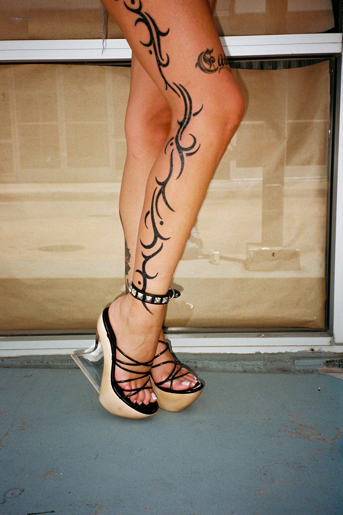 ANDROID Platform Sandal - Black |Jeffrey Campbell