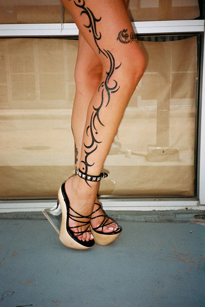 ANDROID Platform Sandal - Black |Jeffrey Campbell