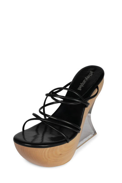 ANDROID Platform Sandal - Black |Jeffrey Campbell