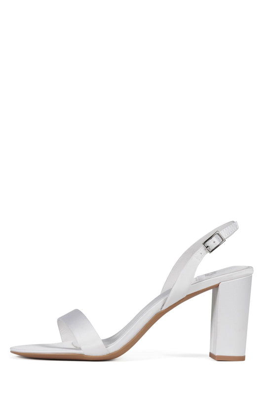 GO-TO - White Satin |Jeffrey Campbell