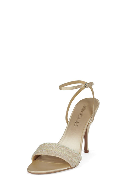 SAPHINA - Champagne Satin Combo |Jeffrey Campbell