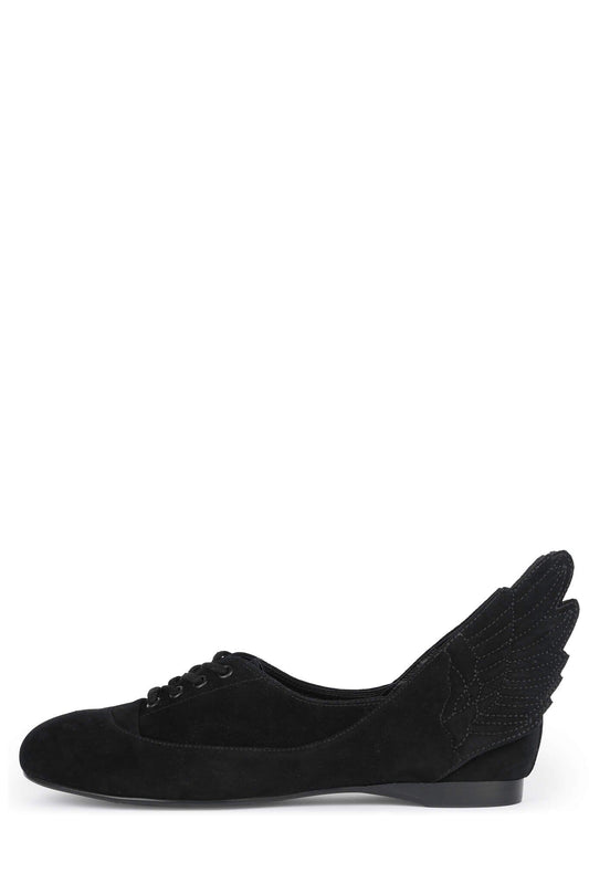CADUCEUS - Black Suede |Jeffrey Campbell