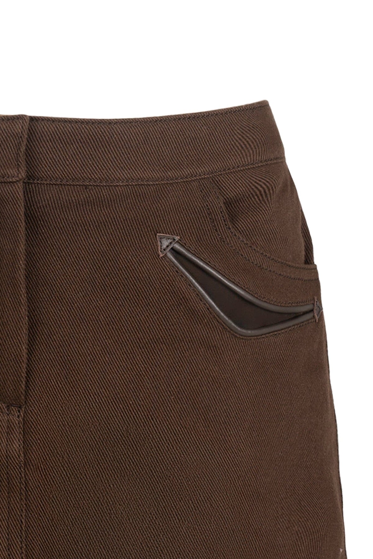 ANNETTA SKIRT - Brown |Jeffrey Campbell