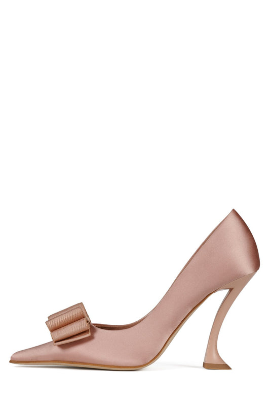 PARDON - Pink Satin |Jeffrey Campbell