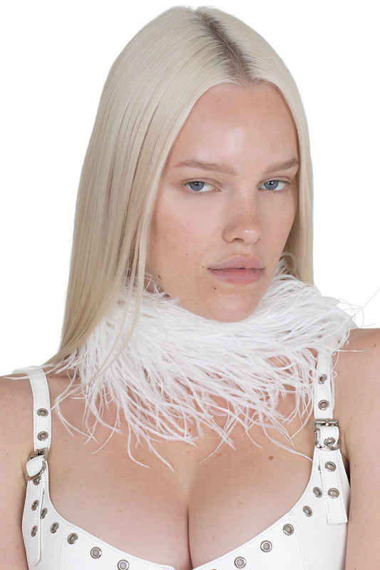 SNUG-F CHOKER - Orange |Jeffrey Campbell